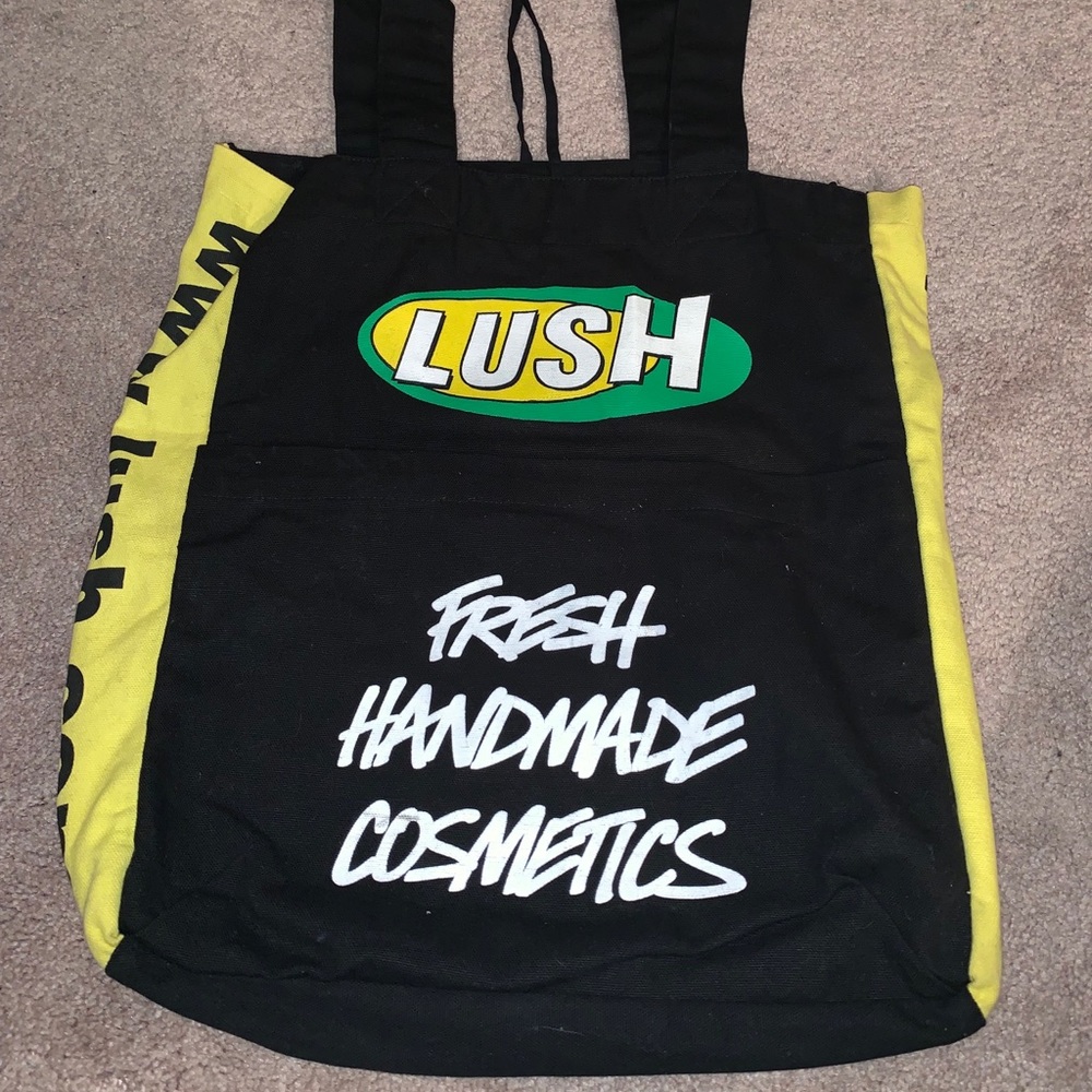 LUSH cosmetics rare tote bag